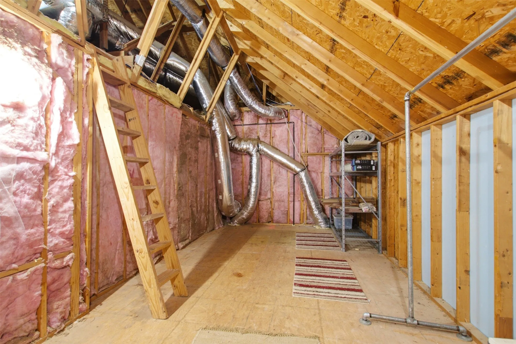 280 Sq Ft of Decked Attic Space - Hello Storage!