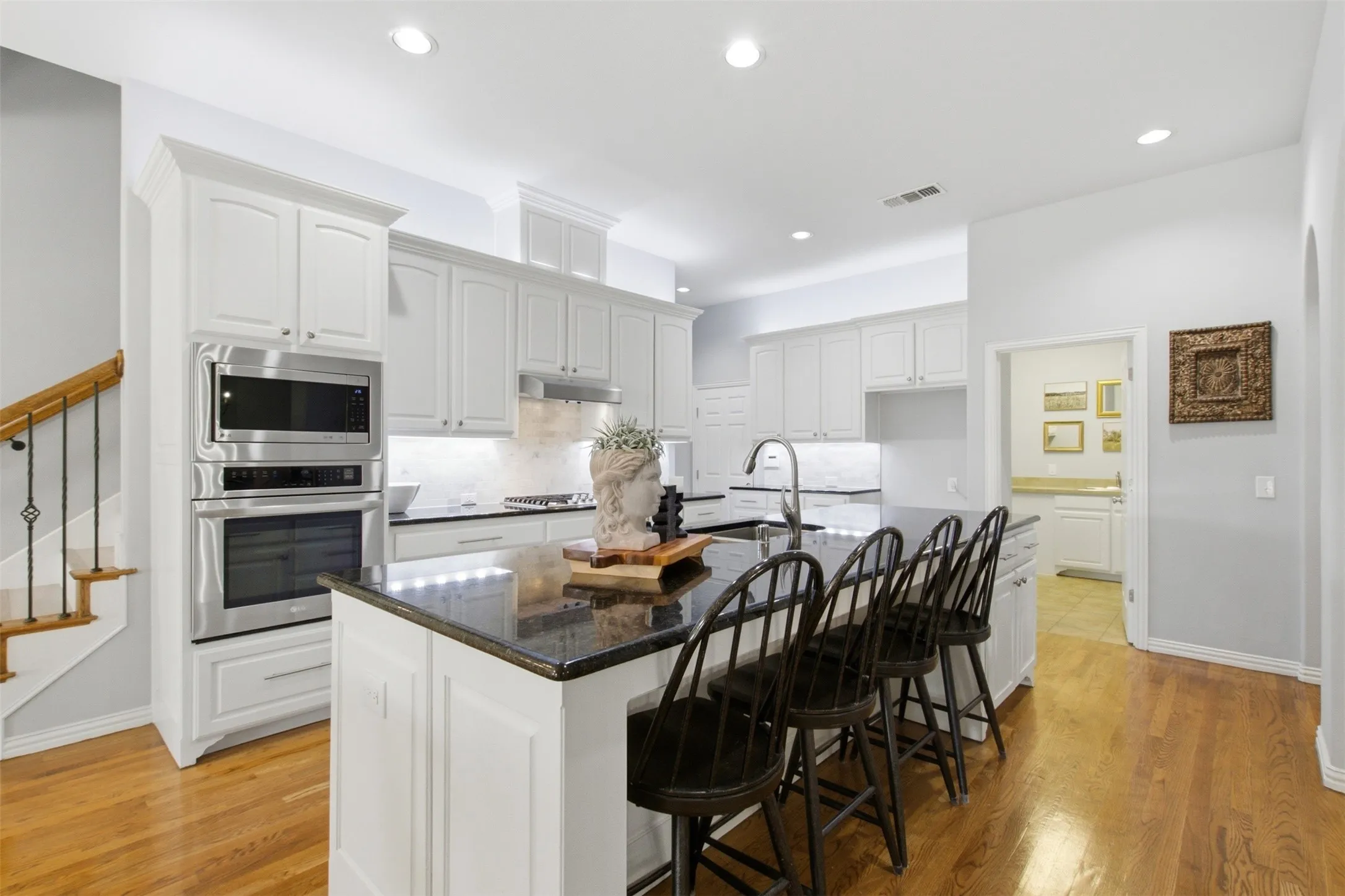 LED above and below cabinets