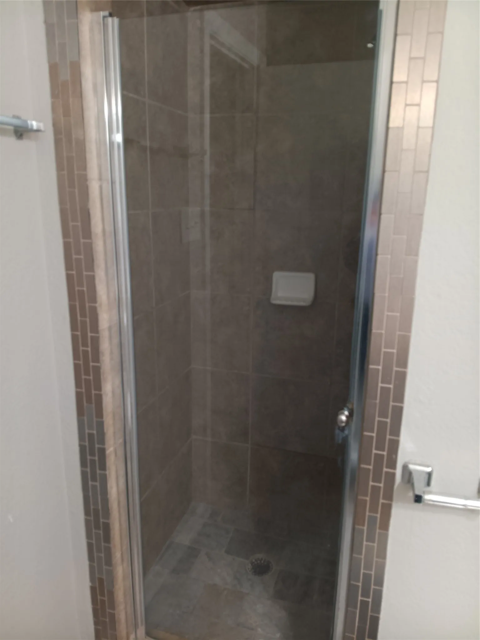 Shower in Primary bathroom