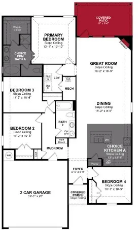 Beazer Homes Verandah Brooks Floorplan.