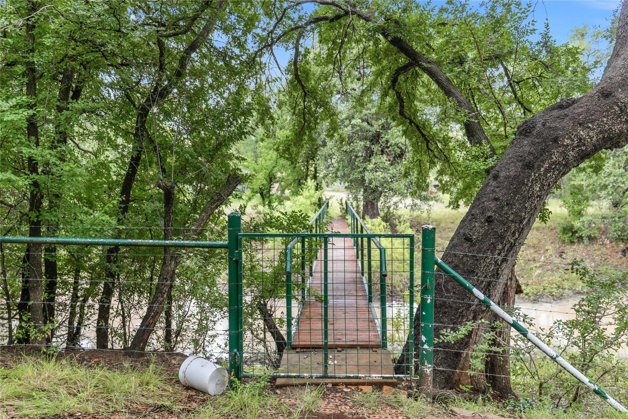 Walkway to Cattle Pens and Barns