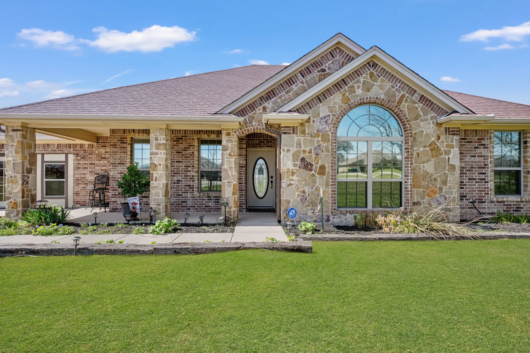 Front covered patio