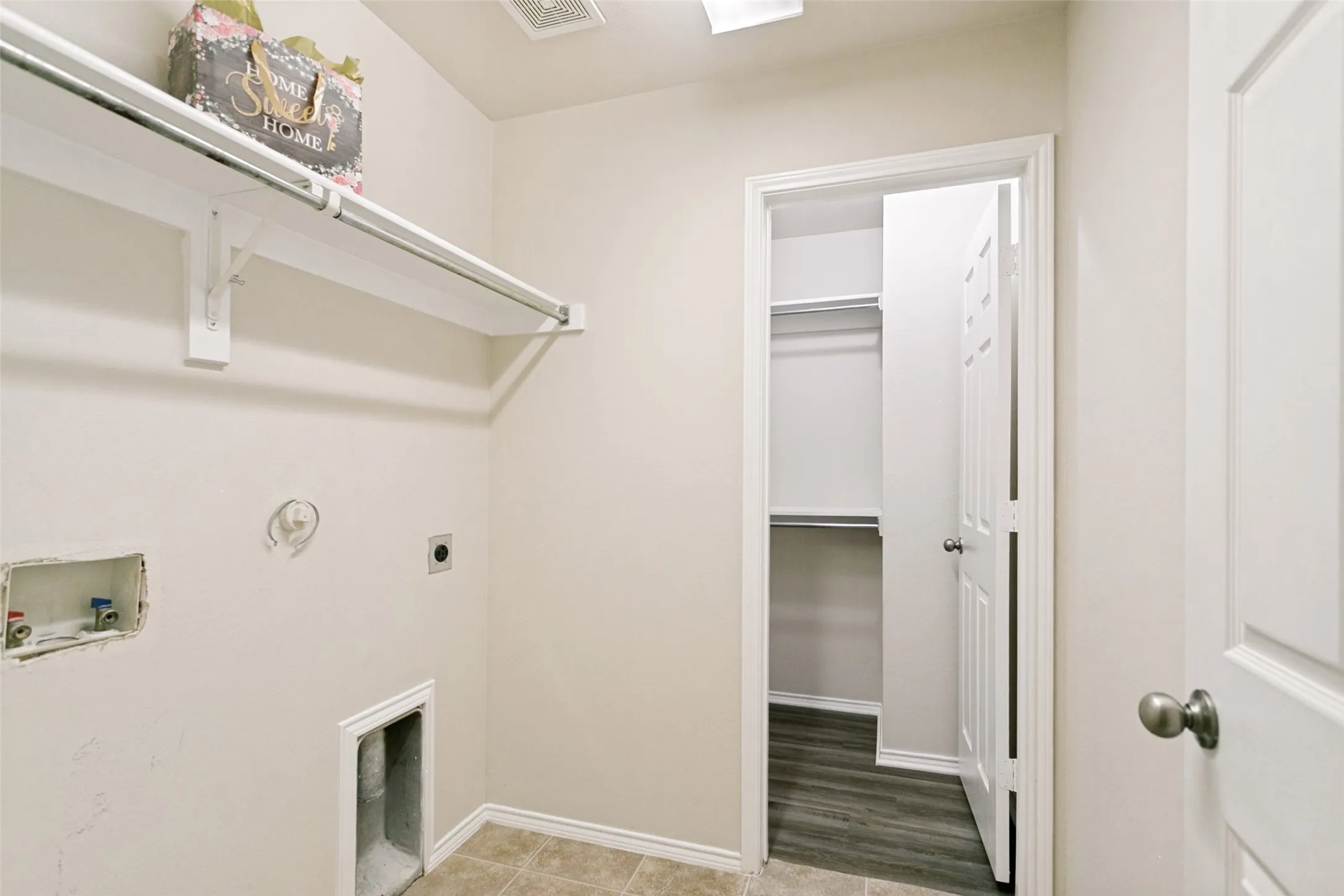Full Size Laundry and Storage