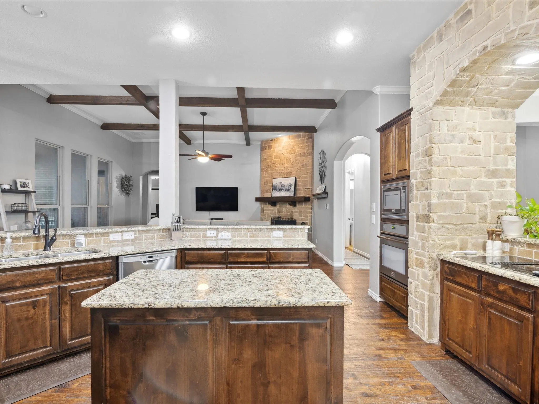 Kitchen island for meal prep