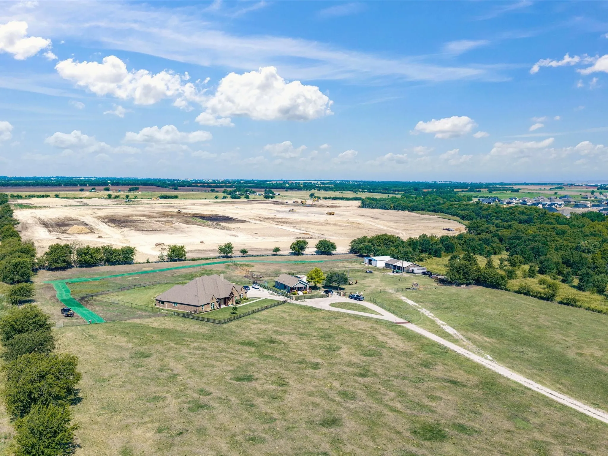 A new development coming behind the land
