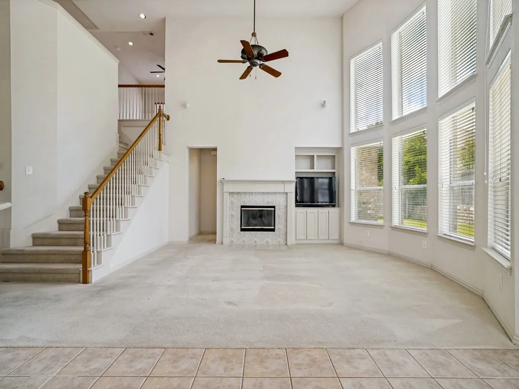 Living room with lots of natural light