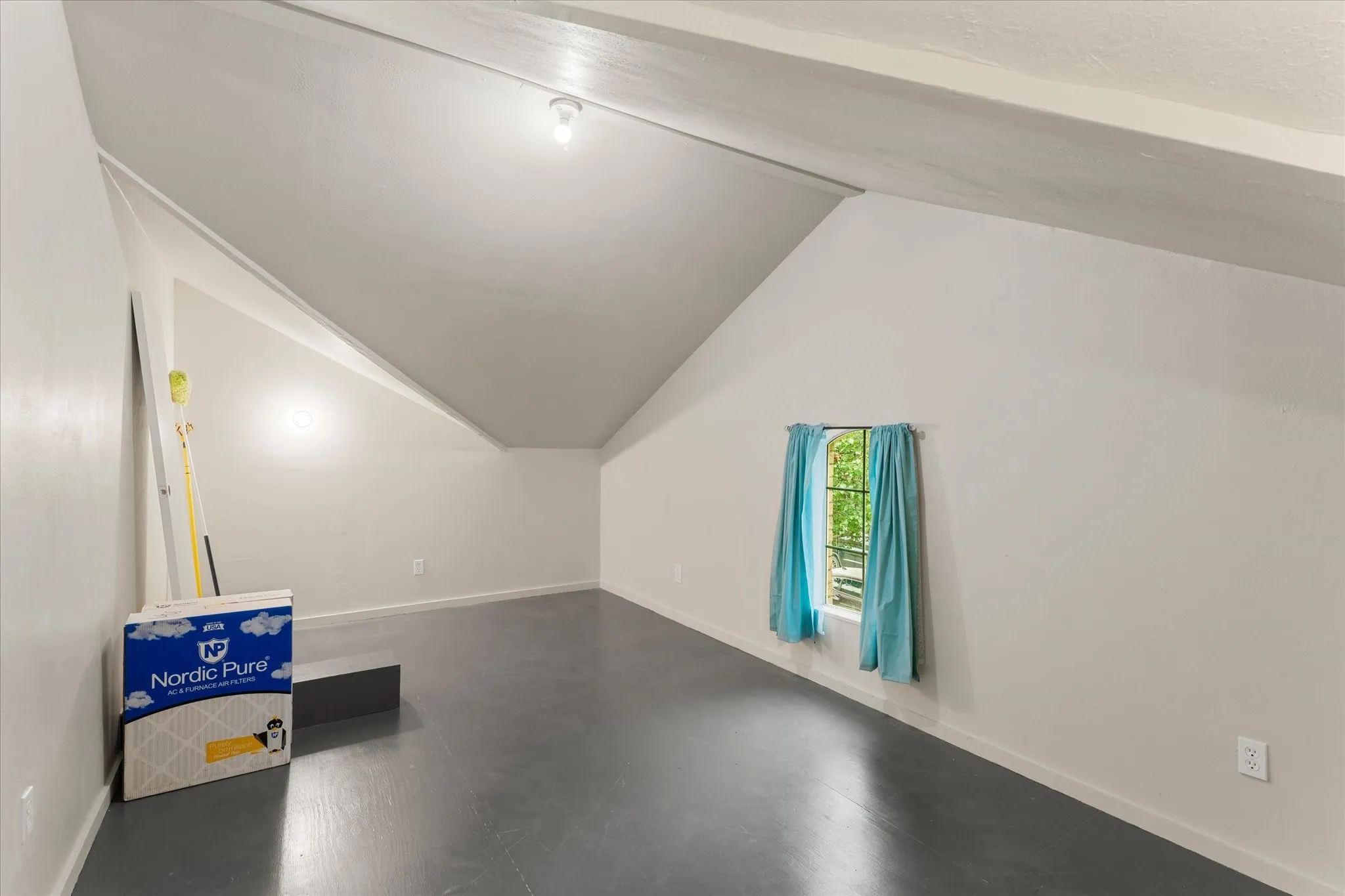 You will love the extra large storage room above the garage!