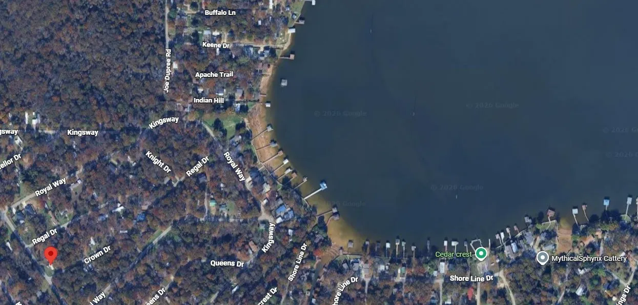Aerial Map. Depicting the property's geographic context and surrounding infrastructure