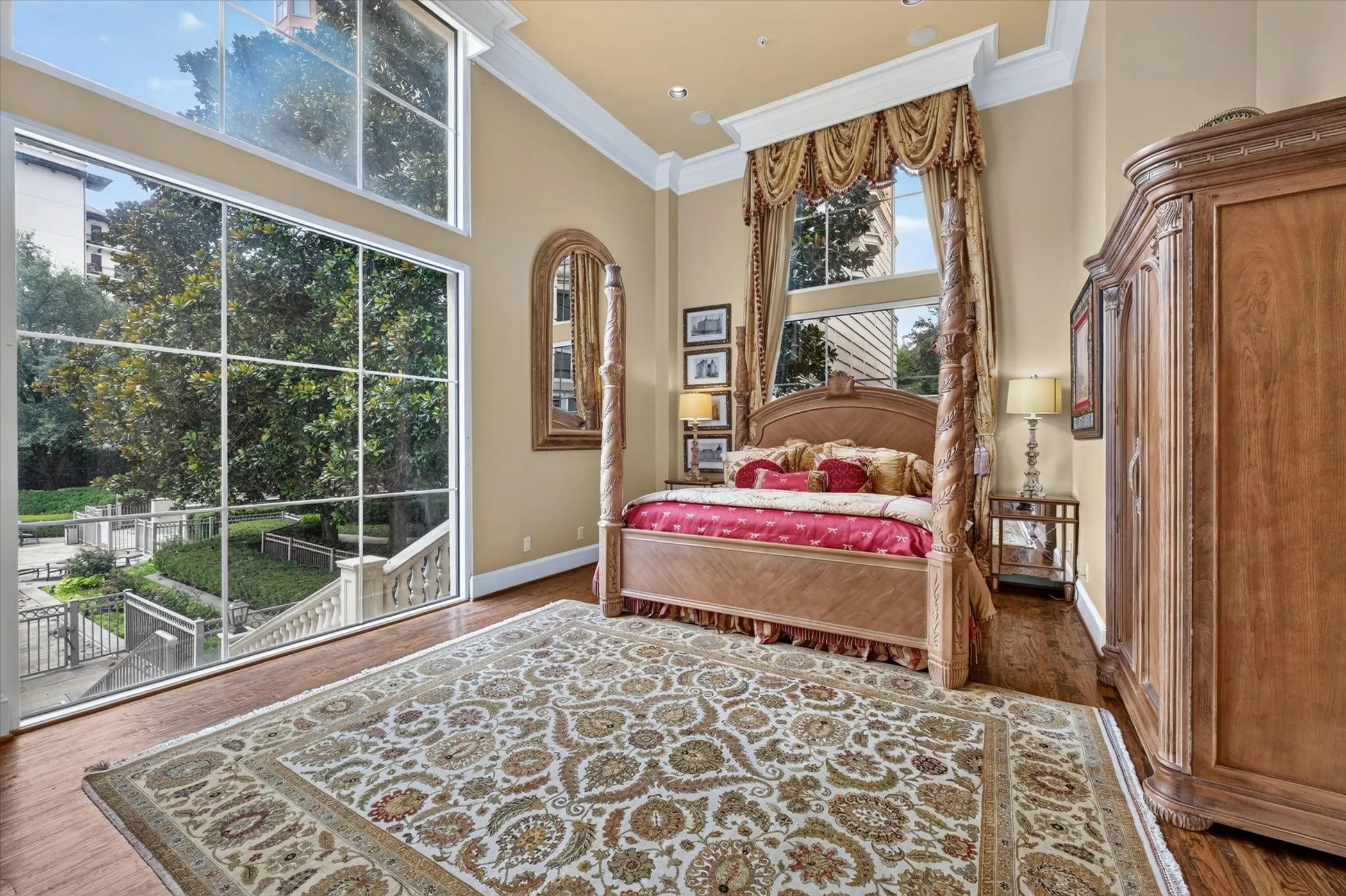 Split Secondary Primary Bedroom has ensuite Bath & walk-in closet, mirroring Primary Bedroom.