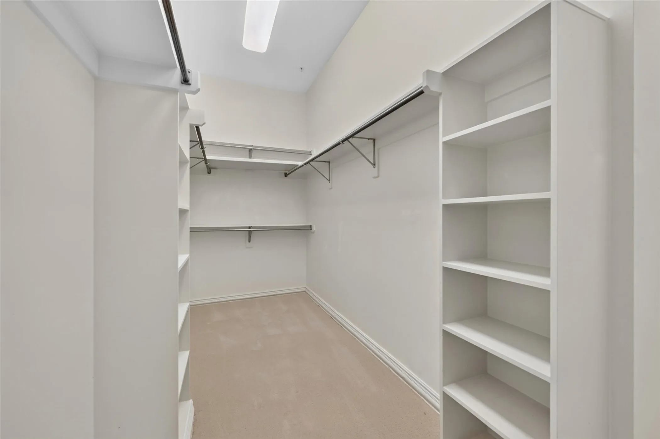 Part of walk-in closet.