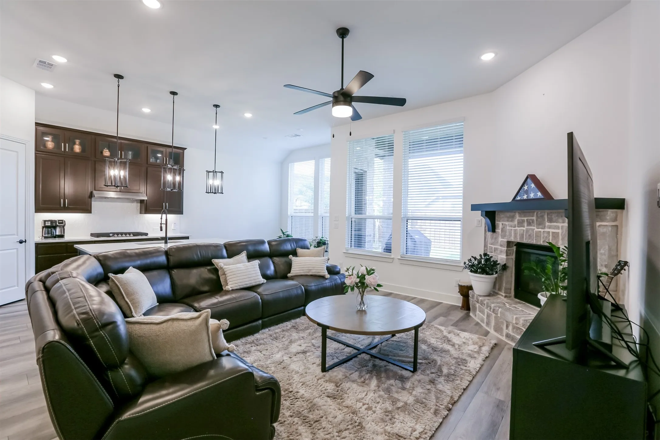 View of living area