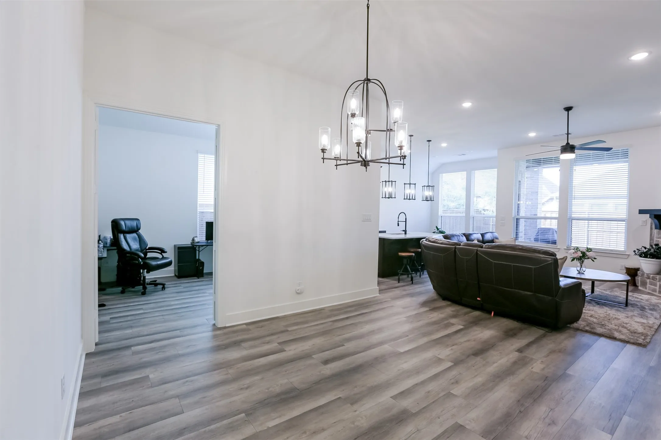View of formal dining room