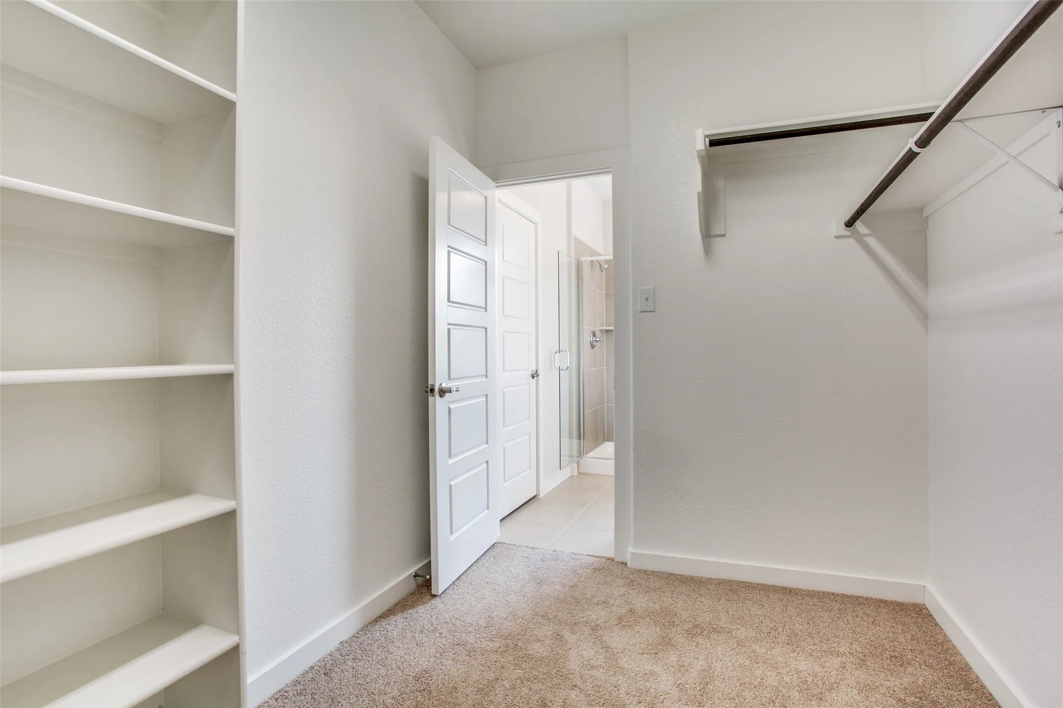 You may have to go shopping to fill this closet