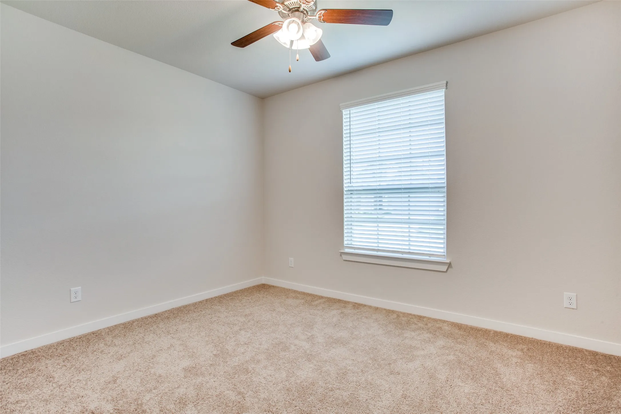 Lighted ceiling fans in all bedrooms
