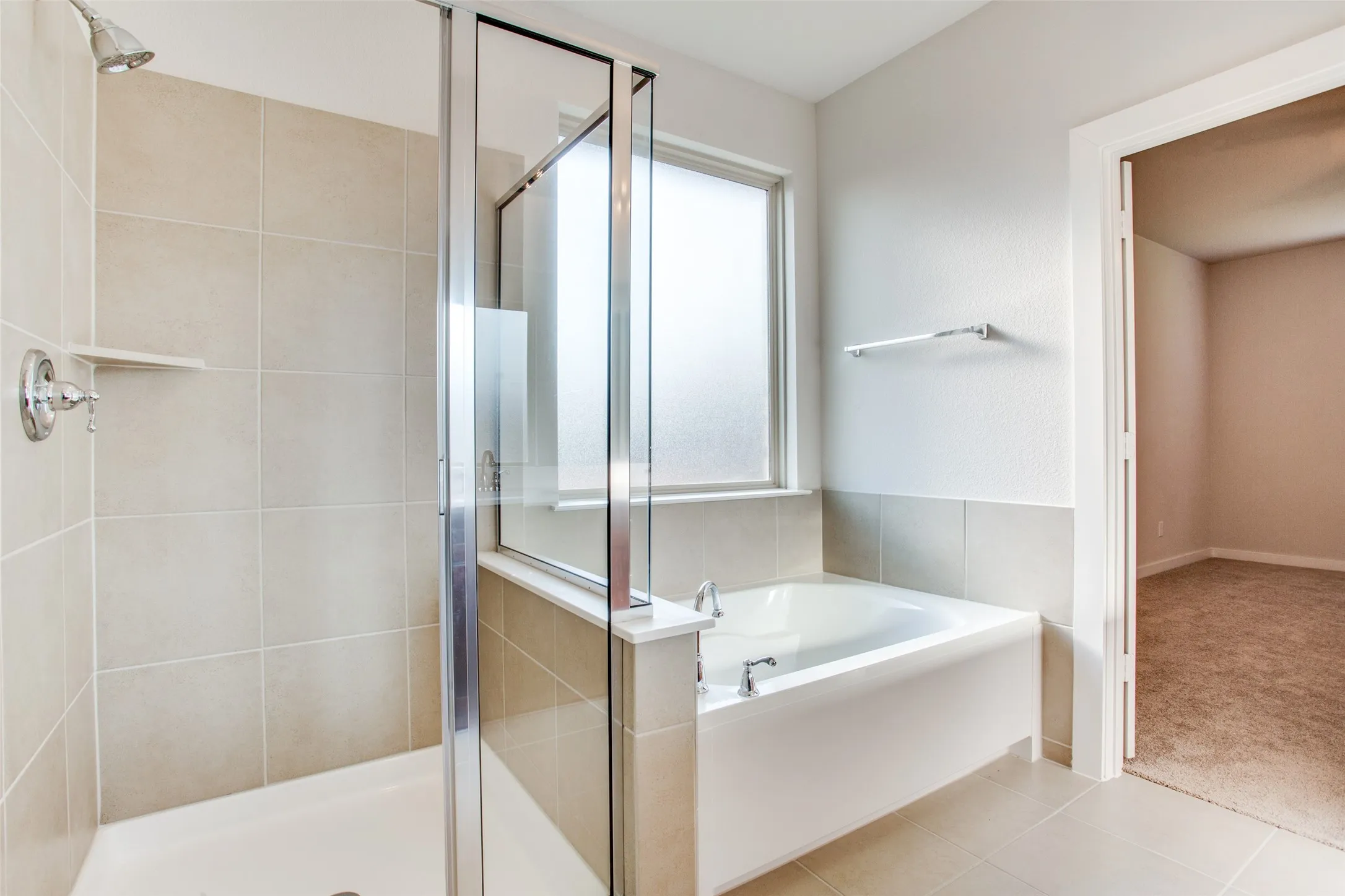 Separate shower