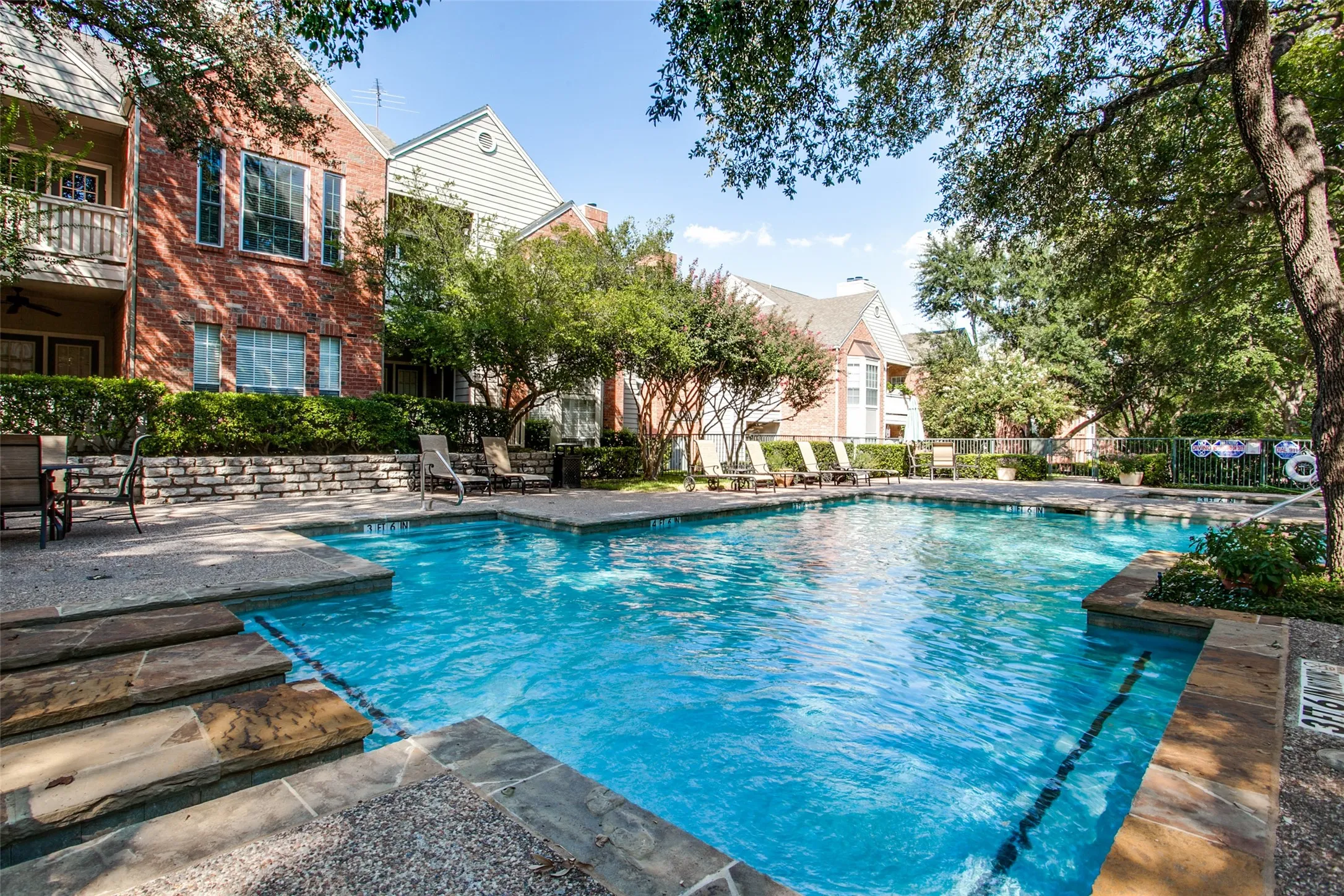 Two outdoor pools on the property
