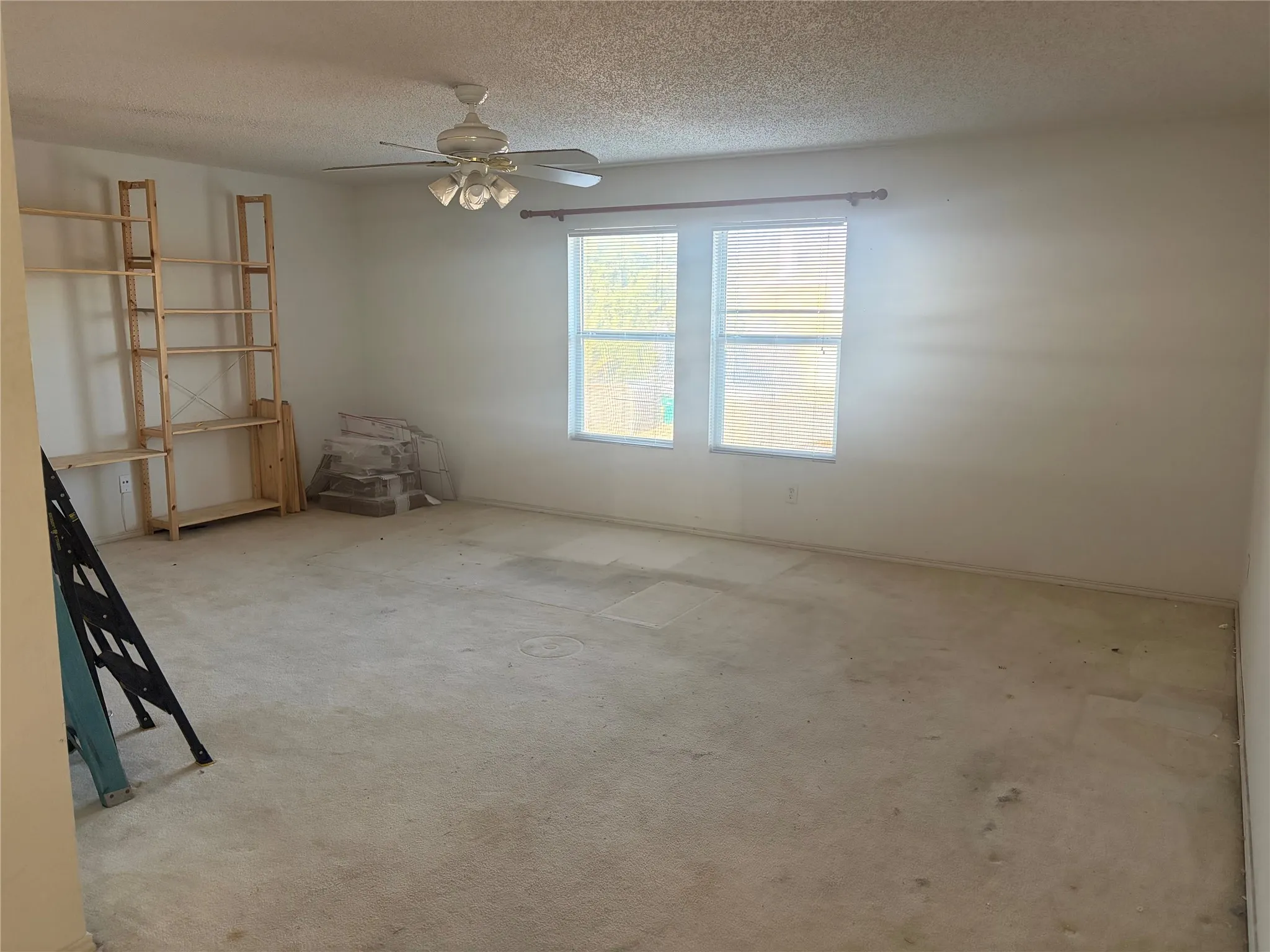 Open area media room located upstairs