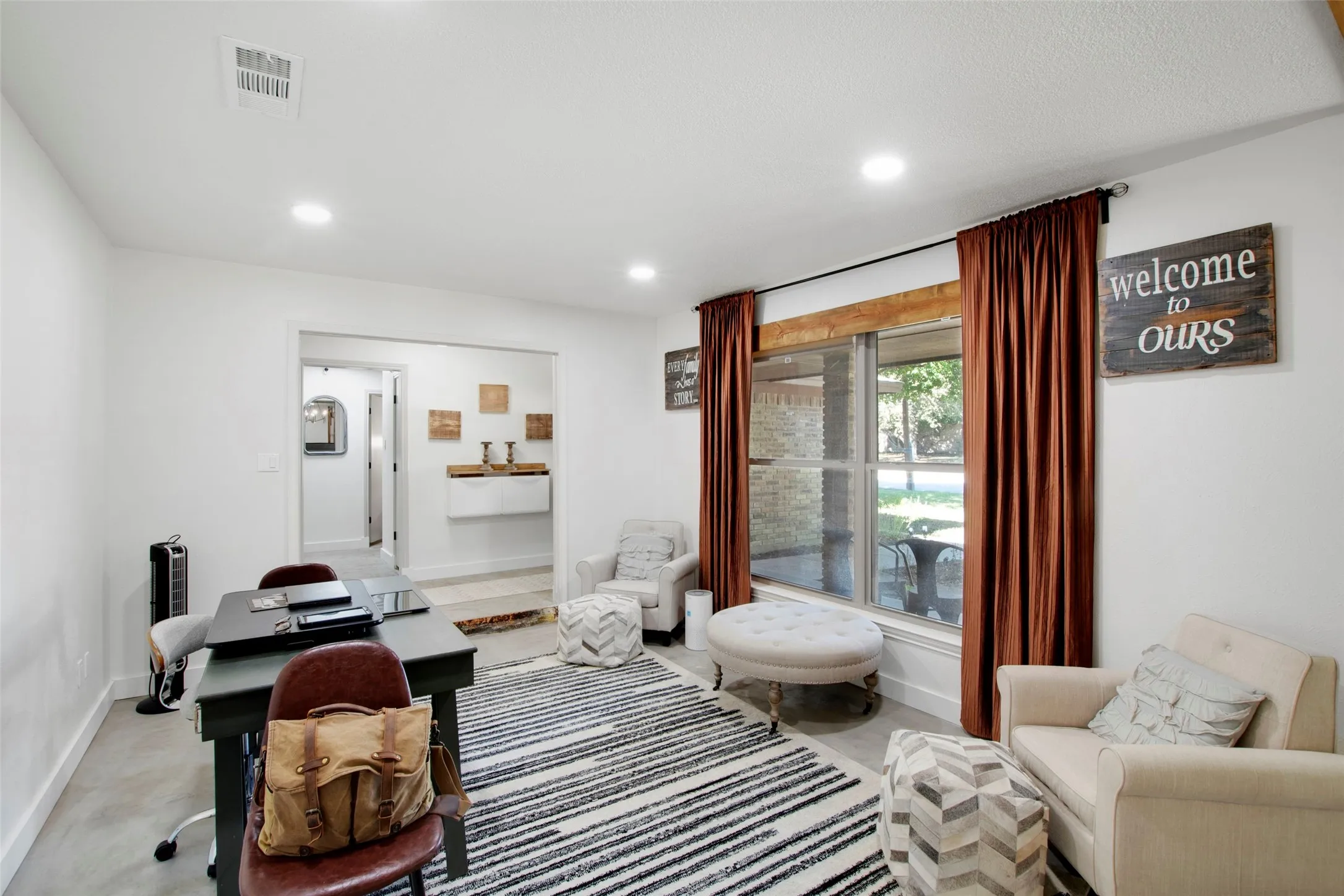 View of living area