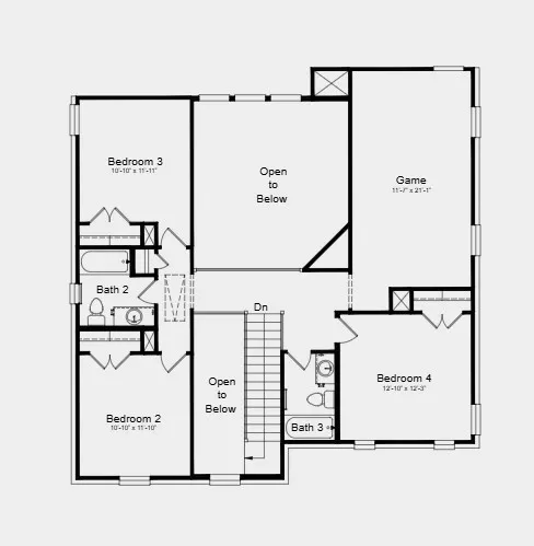 Additional Highlights include: Fiberglass entry door, study in place of formal dining room, and lifestyle space.