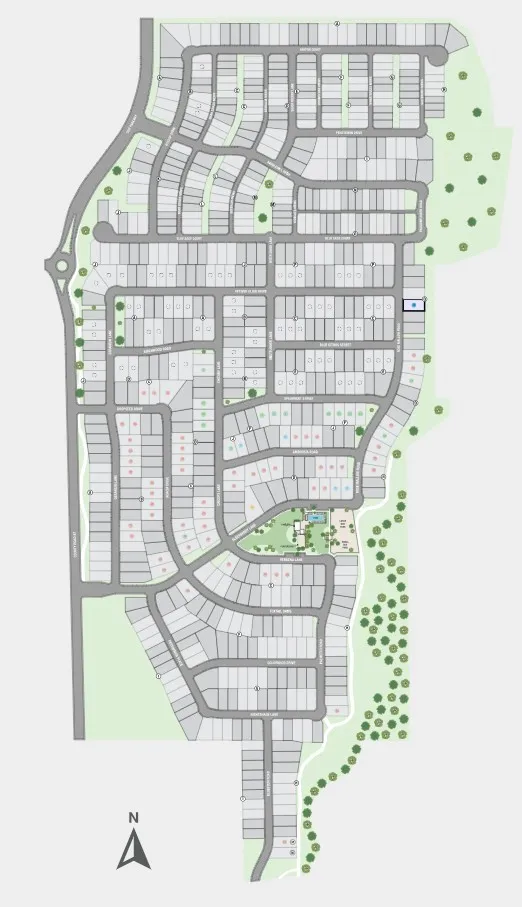 Cross Creek Meadows Sitemap