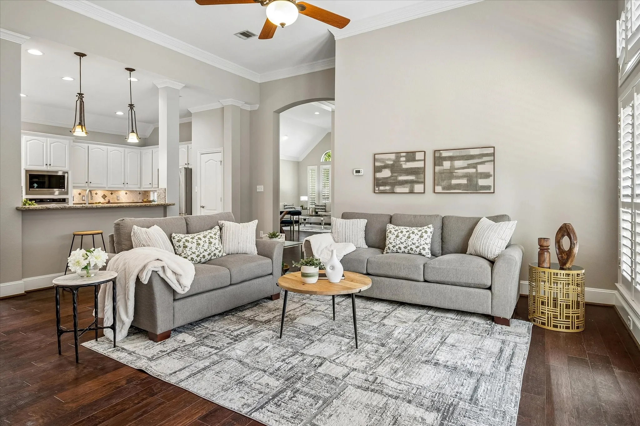 Another view of the family room.