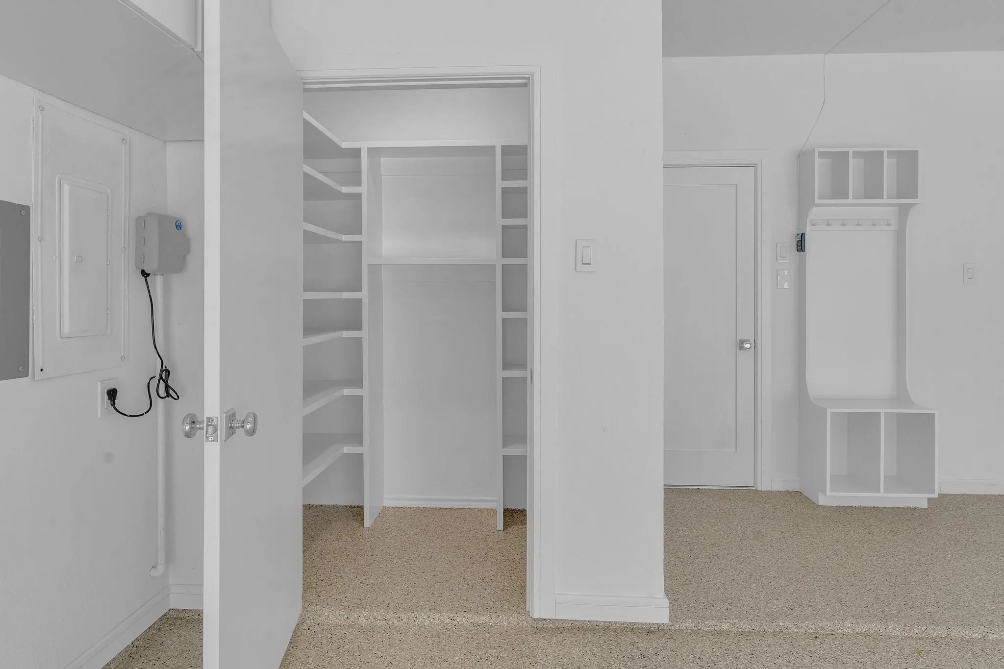 Storage with AC in the garage