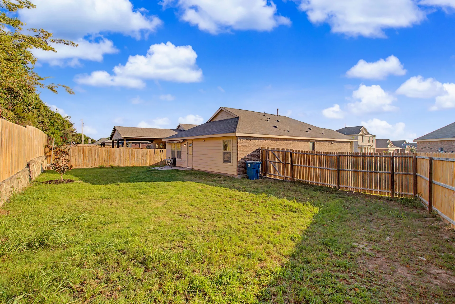 rear yard view
