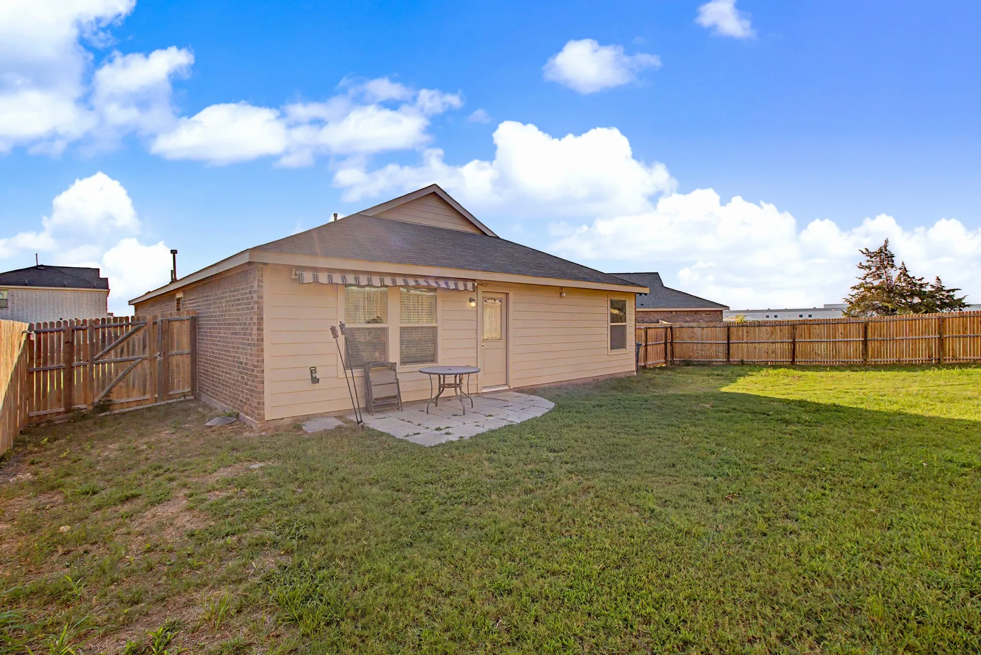 rear yard view