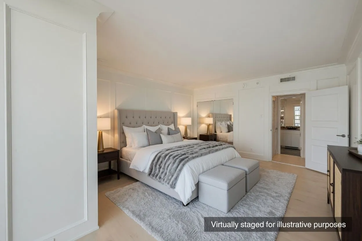second bedroom virtually staged