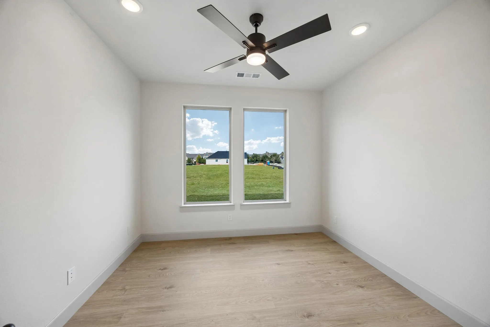 This home office is the perfect place for work or play!