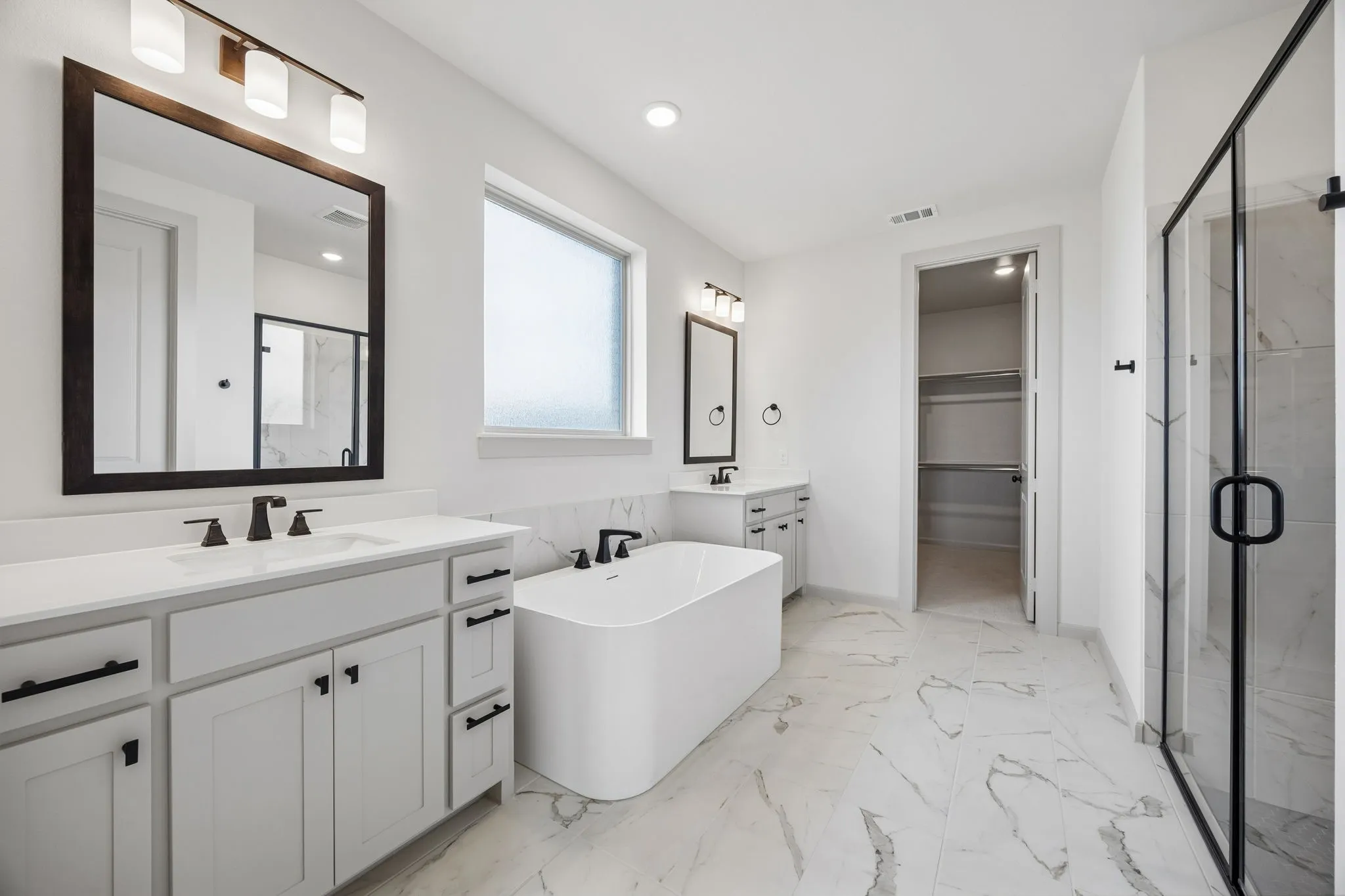 Plenty of space for two in this wonderful owner's bath.