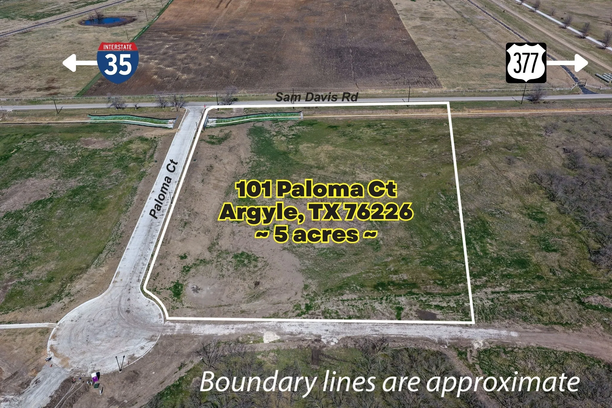 Unimproved Land For Sale in Denton County , 101 Paloma Court, Argyle, Texas 76226, 0, 0, Garage spaces, 0 Sqft, built in 0, Price $1,100,000, mls#21336920, Real Estate Agent in Argyle, Homes For Sale in Denton county, Homes For Sale in Argyle, Realtor in Argyle Texas, Real Estate Brokerage Independent Realty Texas, Luminita Cordes Realtor
