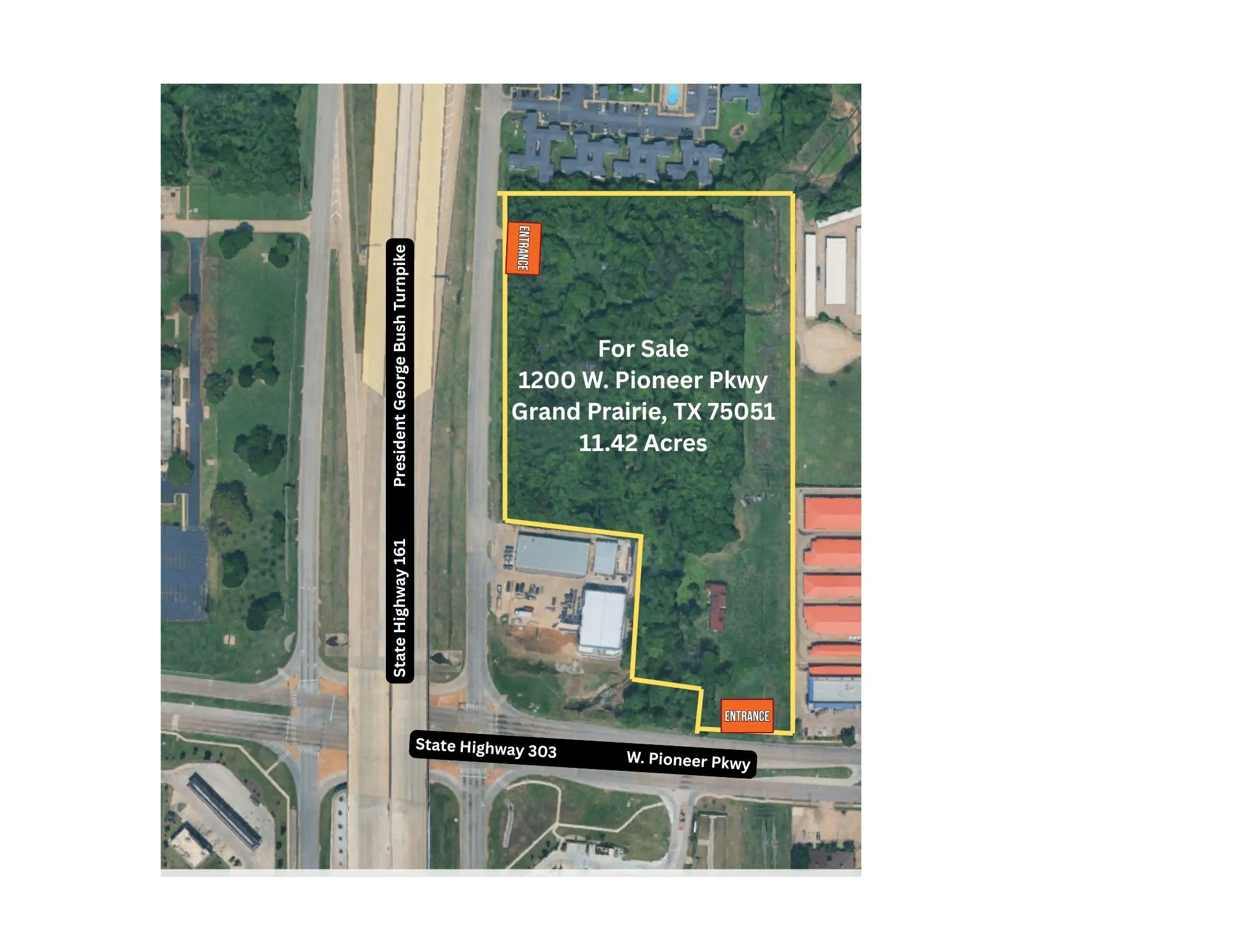 For Sale: 1200 W. Pioneer Pkwy. Grand Prairie, TX 75051