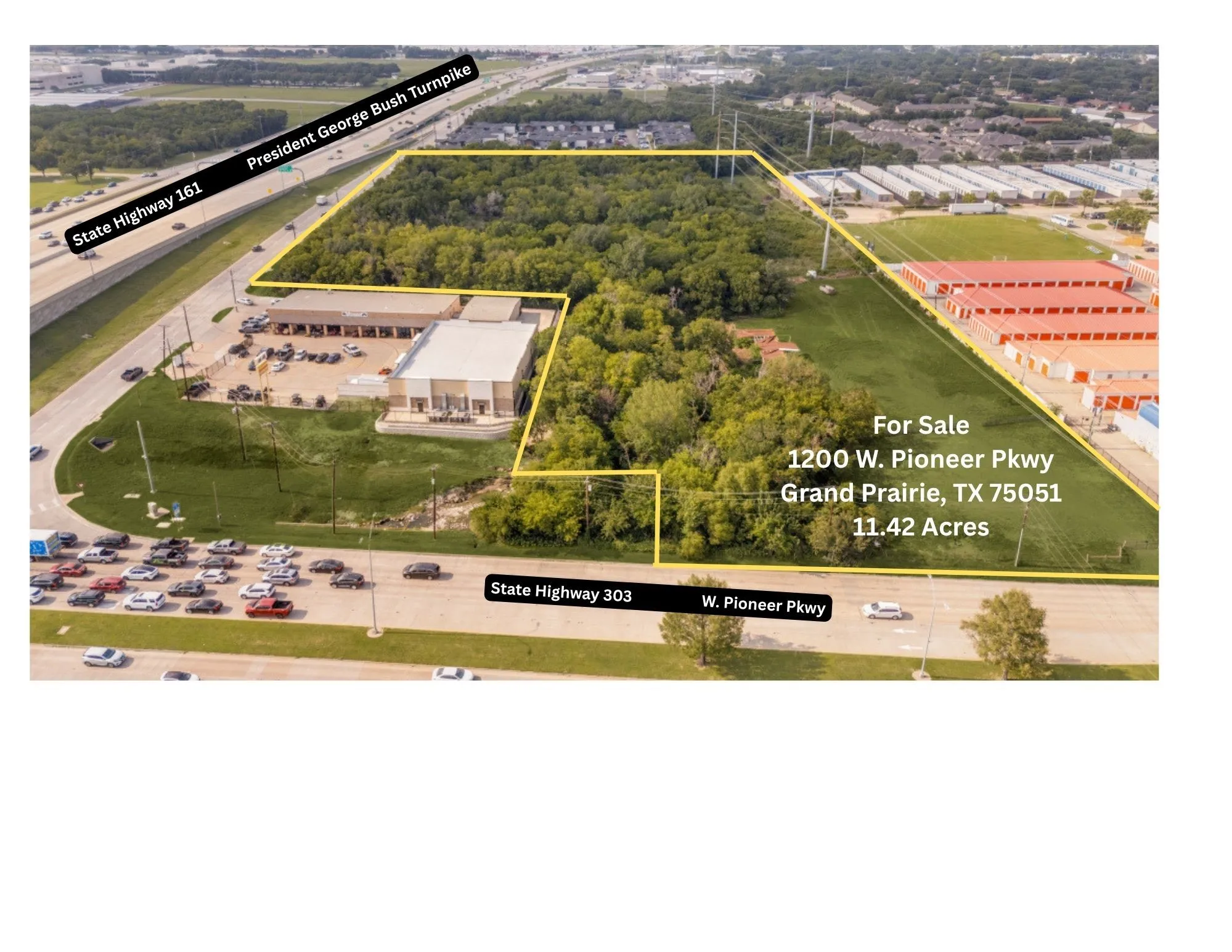 For Sale: 1200 W. Pioneer Pkwy. Grand Prairie, TX 75051