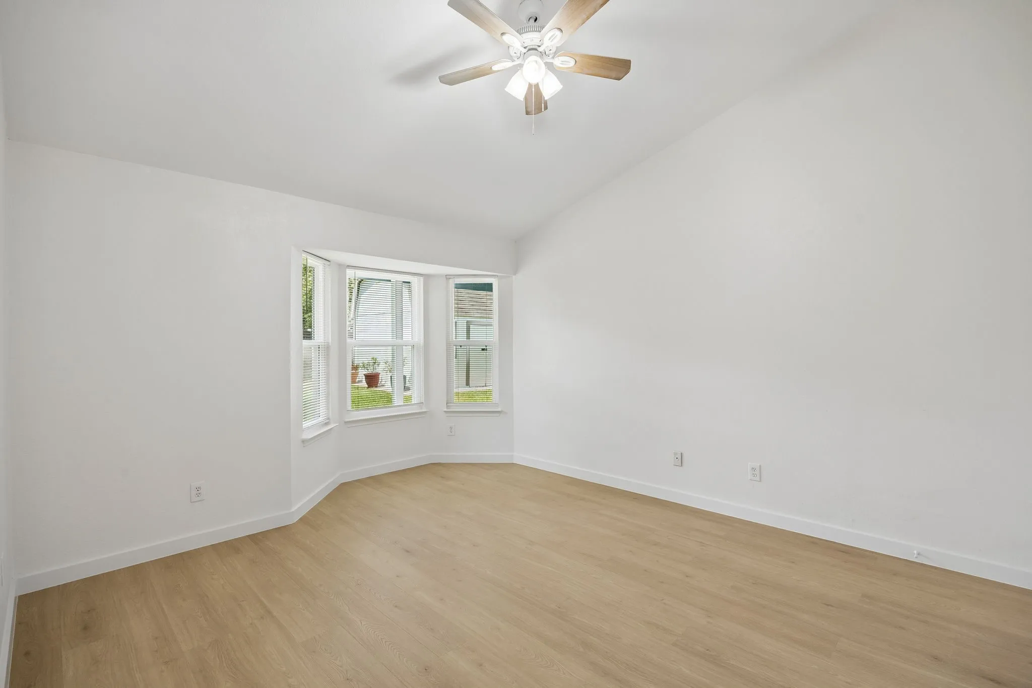 Another view of this stunning primary suite.