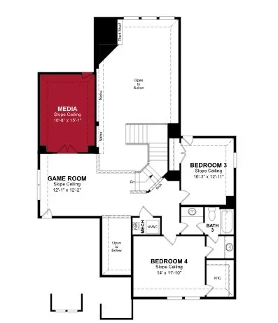 Beazer Homes Whitewing Trails Summerfield Floorplan.