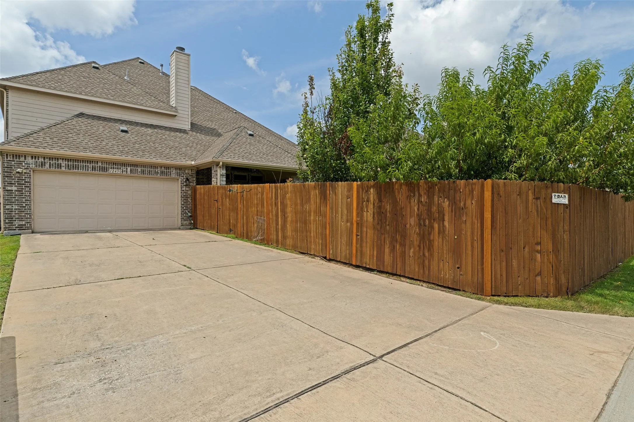Rear Garage Drive & Parking Space