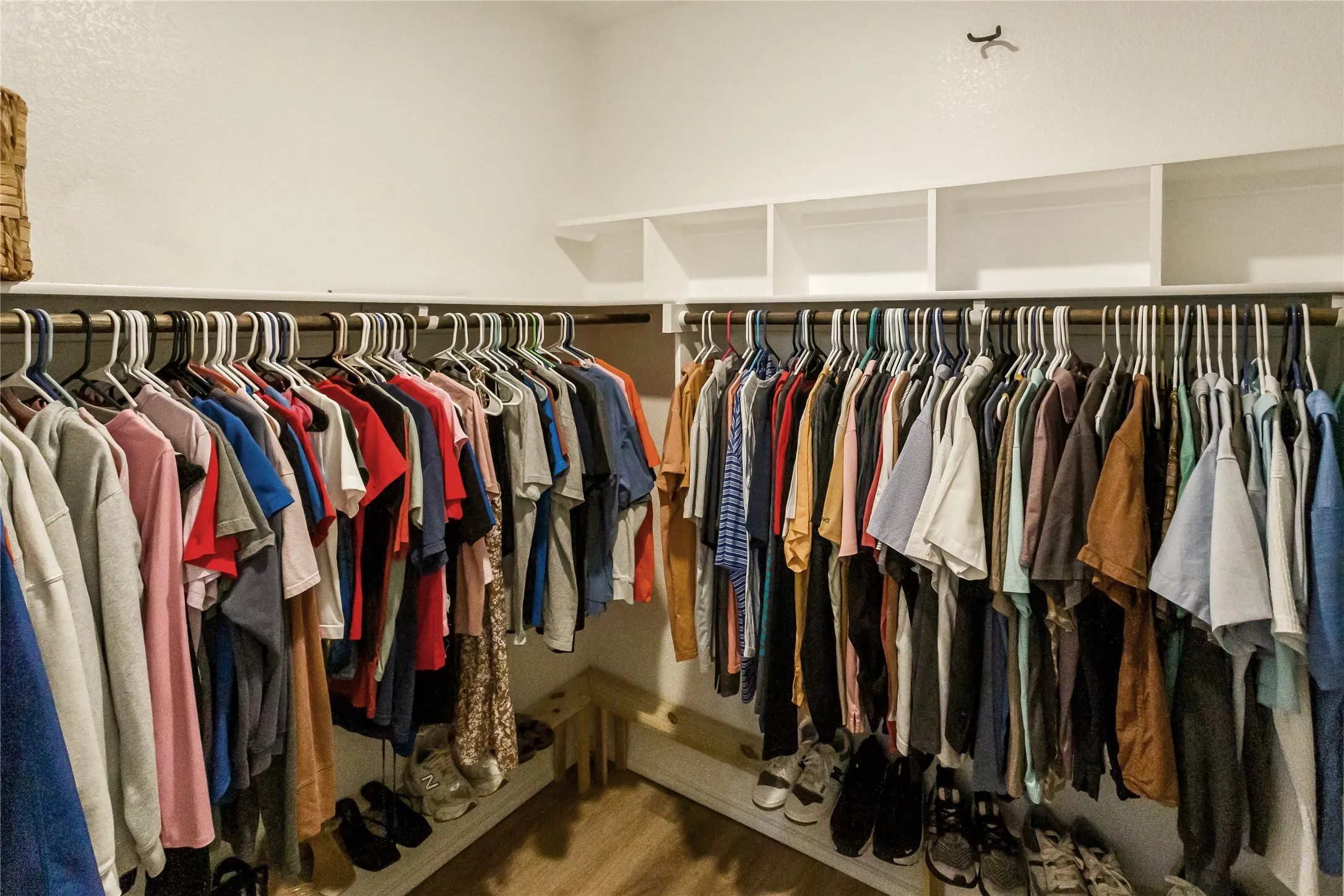 Primary walk-in closet