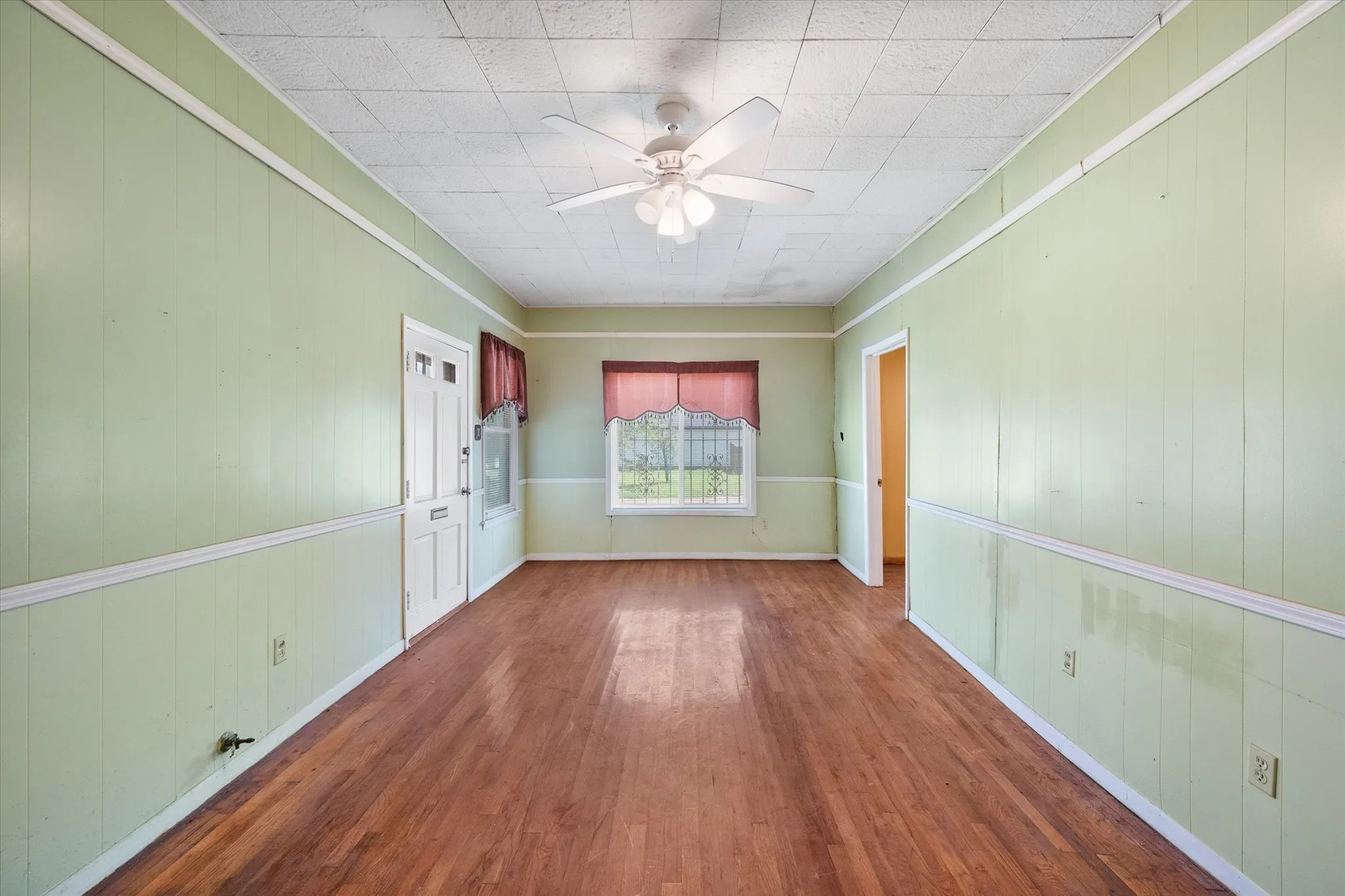 One of the home’s spacious living areas provides room to renovate, reconfigure, and personalize for future needs.