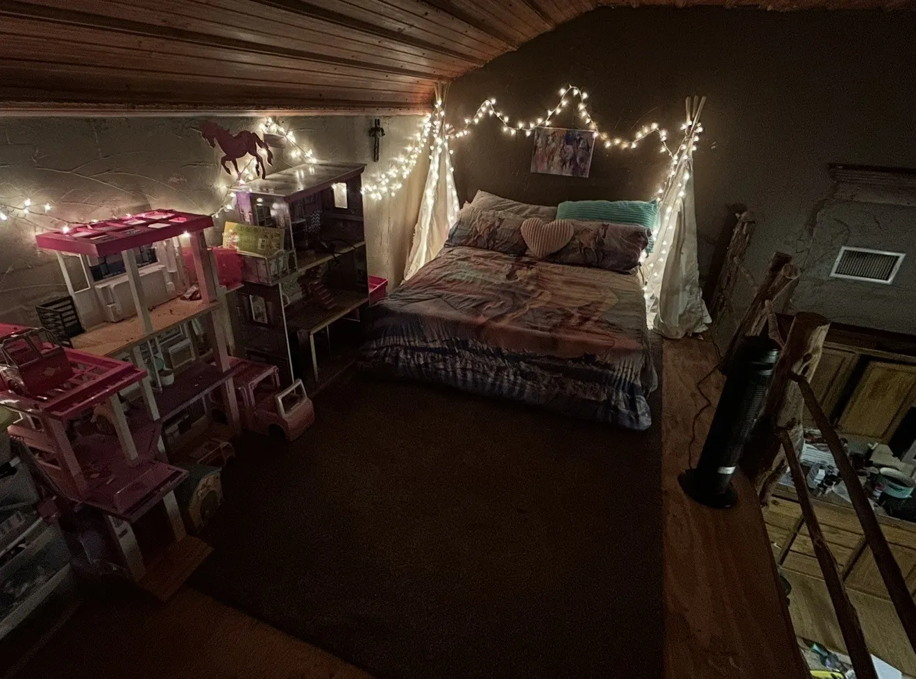 Loft over dining room