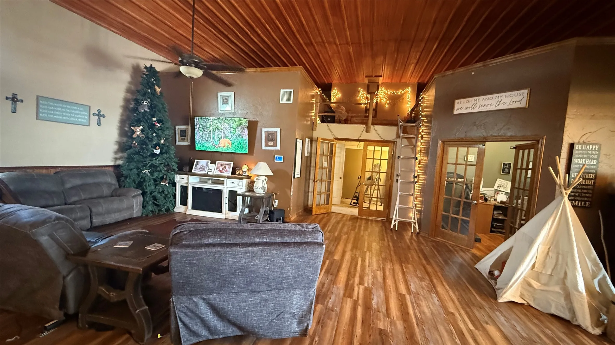 Living room with 2nd loft