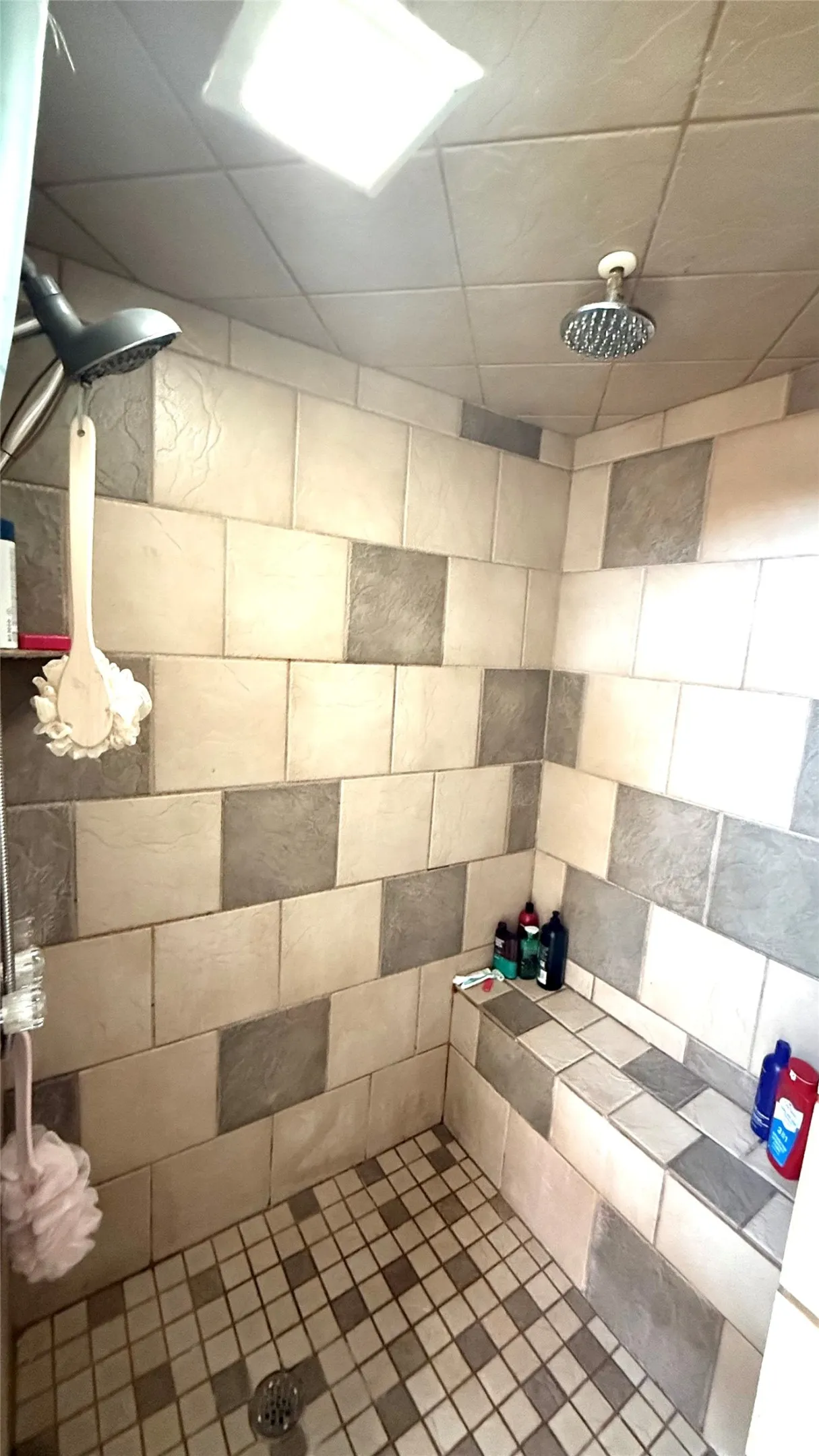 Master shower