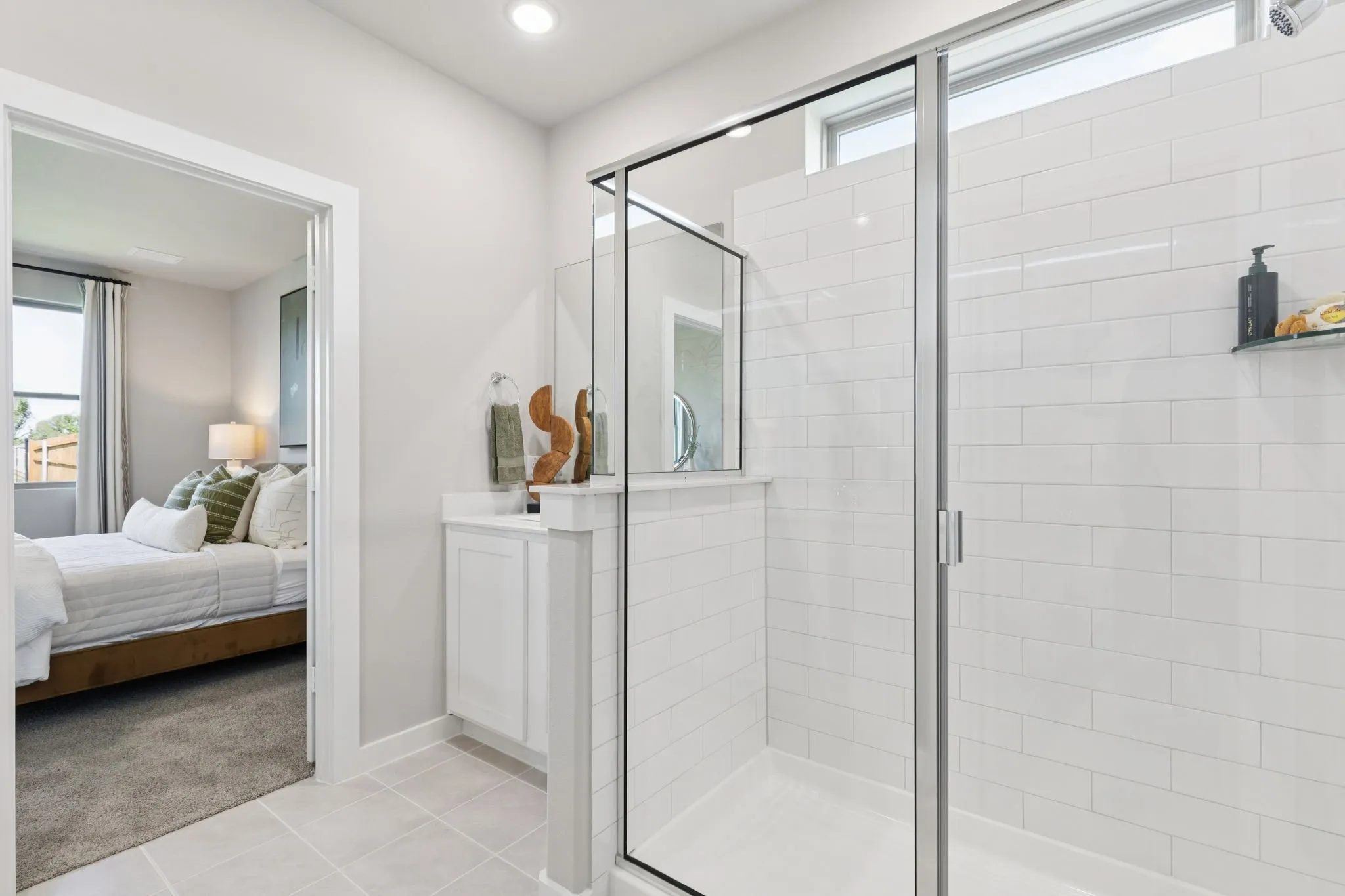 Primary Bathroom in the Magnolia home plan by Trophy Signature Homes – REPRESENTATIVE PHOTO