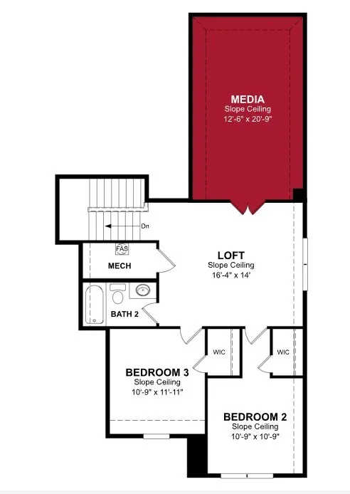 Beazer Homes Enclave at Legacy Hills Avalon Floorplan.