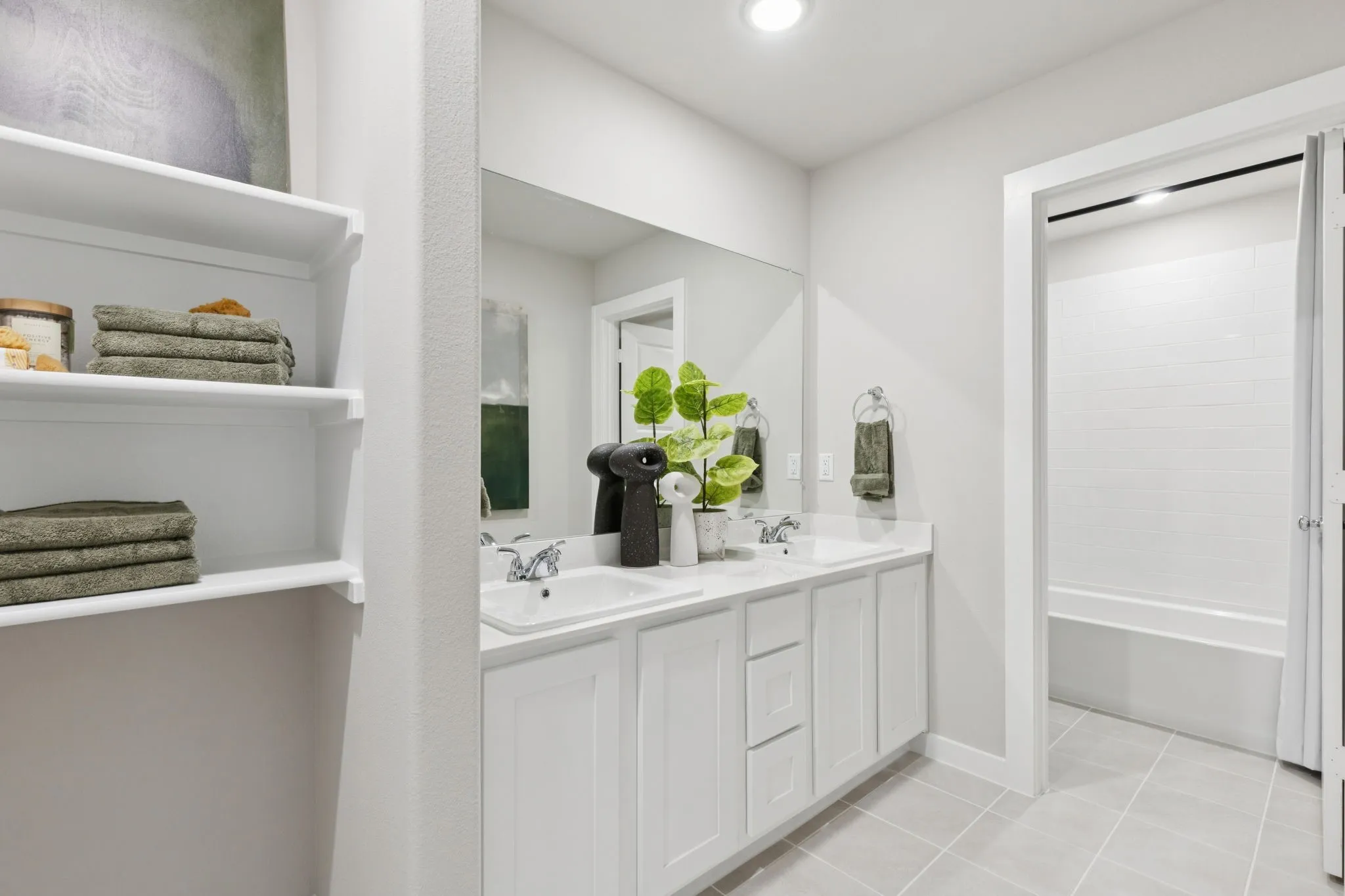 Bathroom in the Magnolia home plan by Trophy Signature Homes – REPRESENTATIVE PHOTO