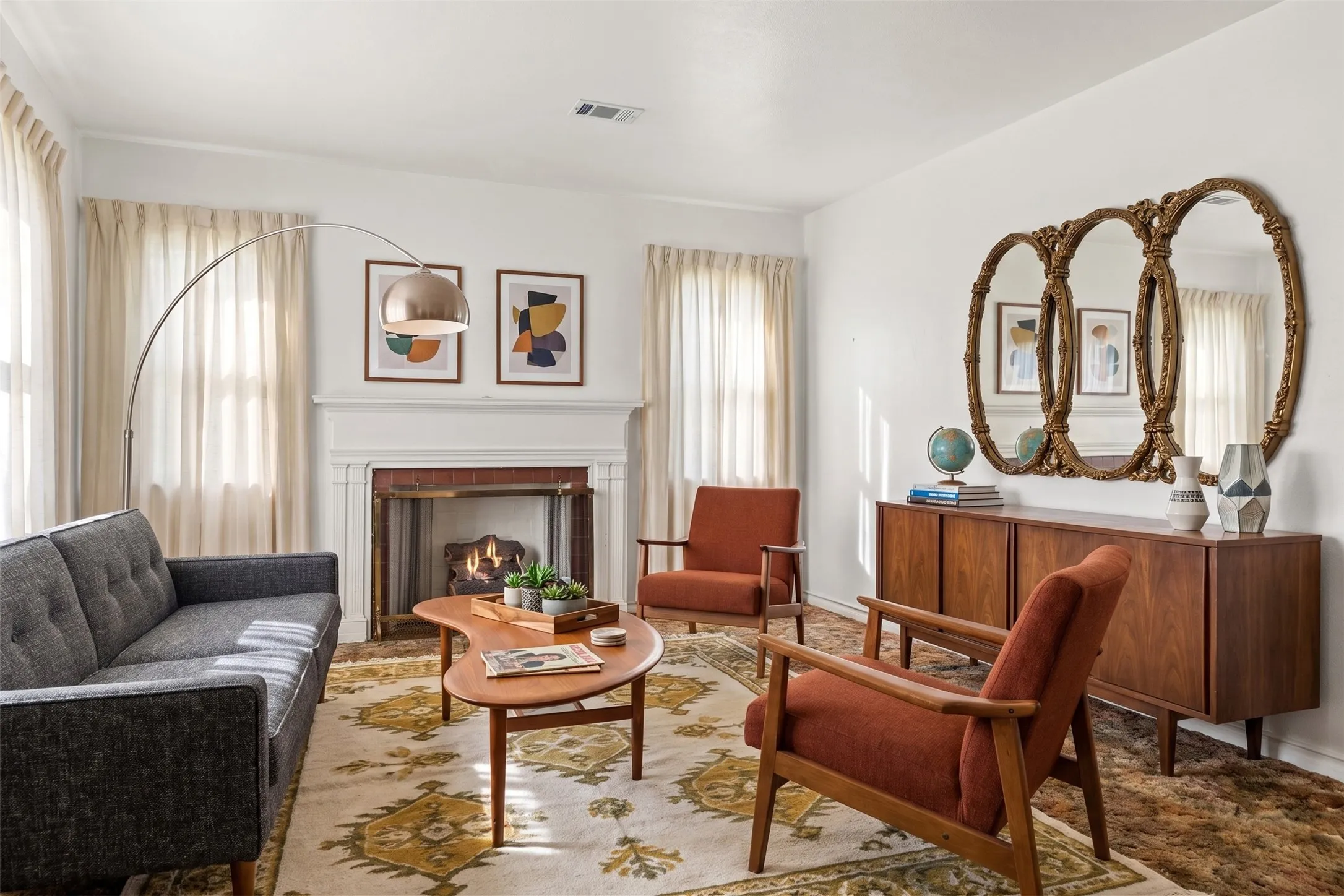 Virtual Staged Living Room