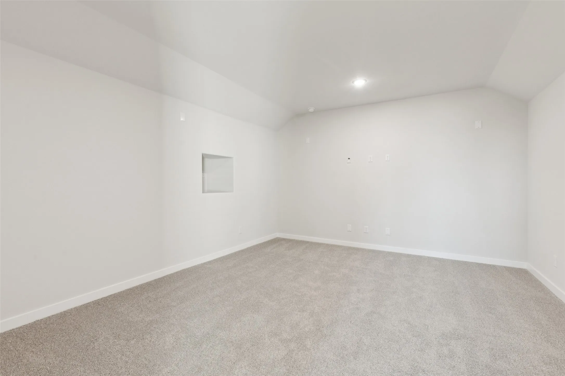 Media room in the Masters home plan by Trophy Signature Homes – REPRESENTATIVE PHOTO
