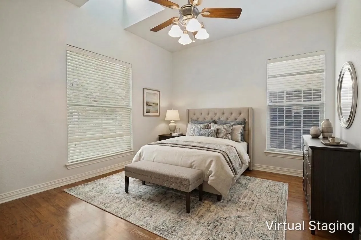 Another first floor bedroom .