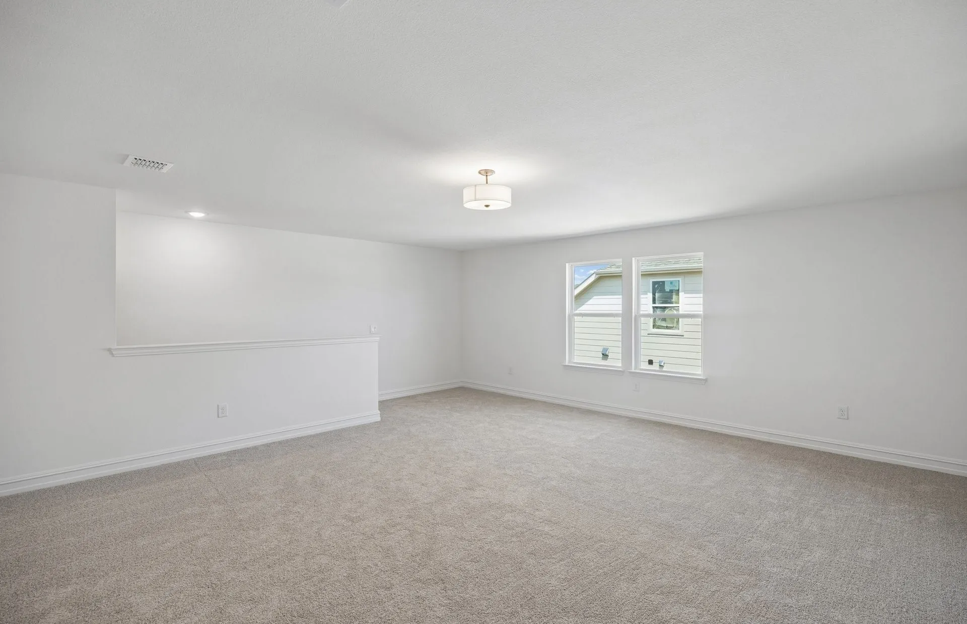 Loft on second level