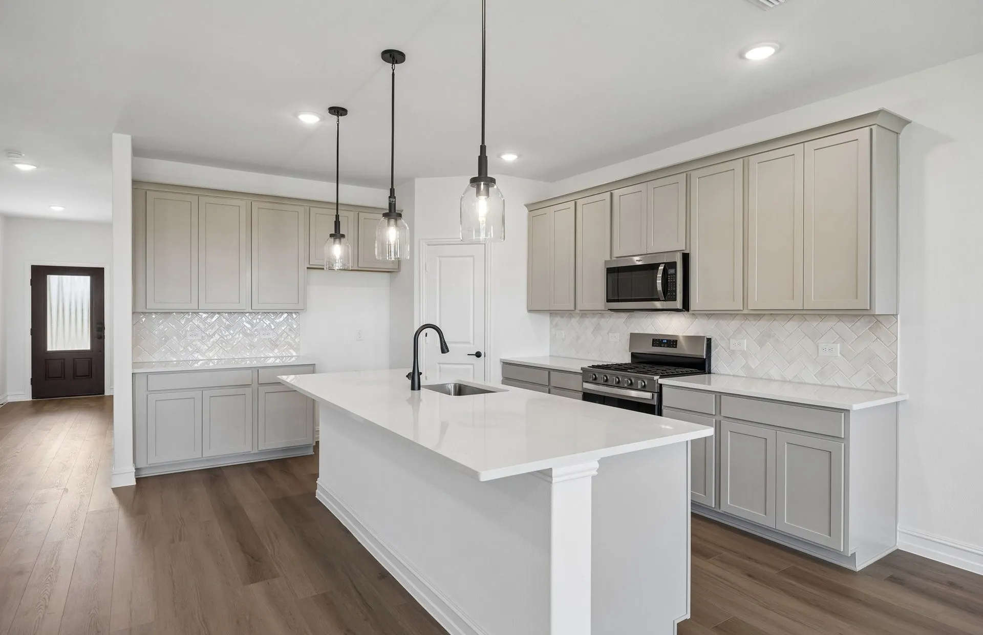 Abundant cabinet space available